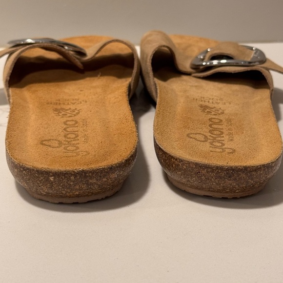 Yokono Tan Suede Buckle Sandals - Picture 5 of 9